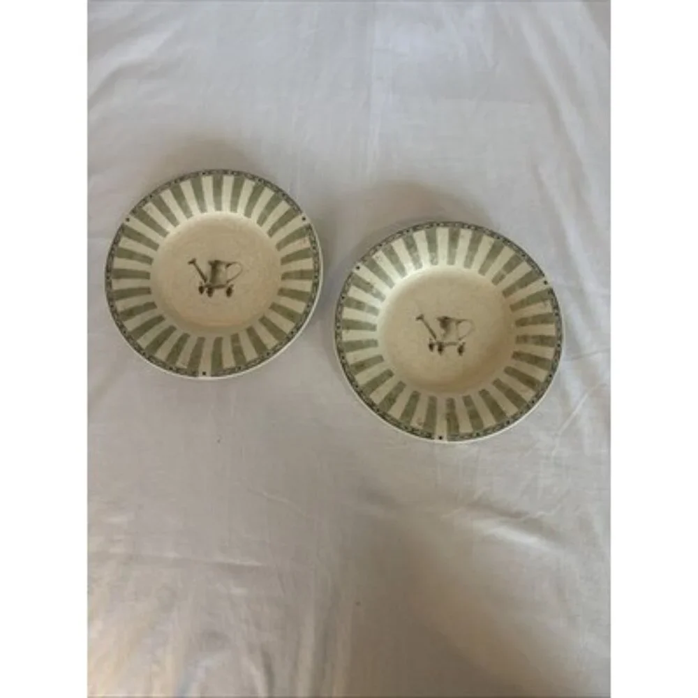 Set Of 2 Pfaltzgraff  Portfolio Naturewood 8